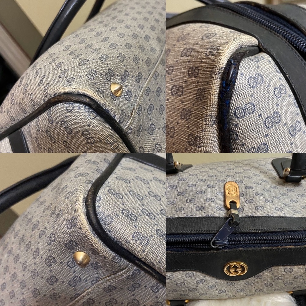 Vintage Gucci Monogram Boston Bag - Picture 7 of 8